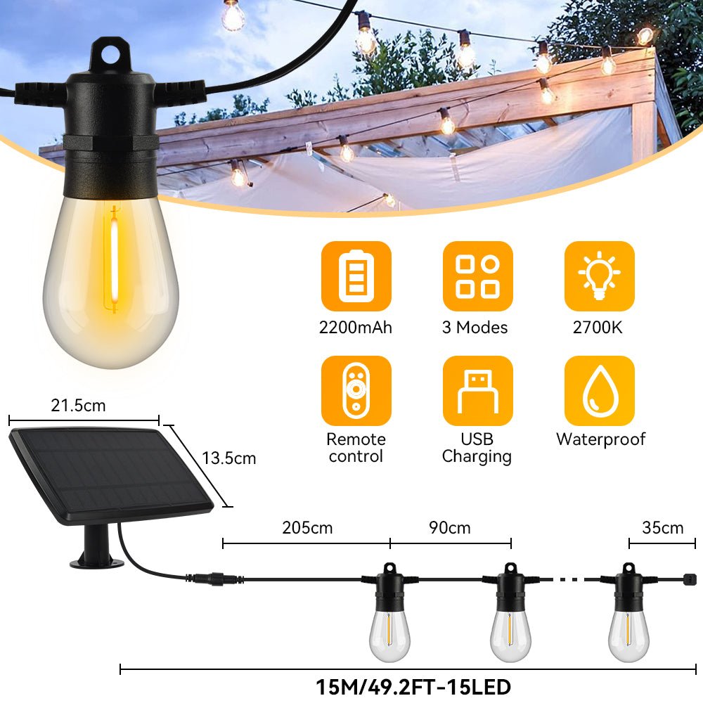 EcoScape™ Festoon Lights (2024 Edition) - Eco Scape